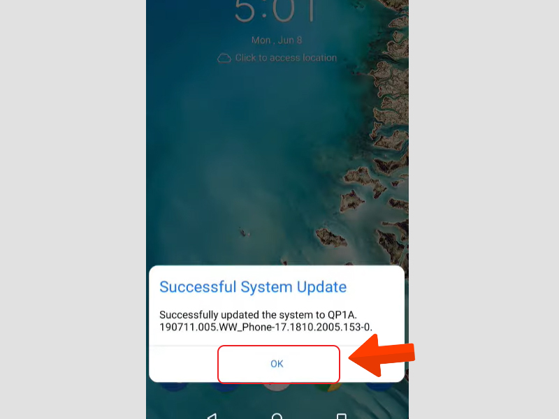 Chọn OK để hoàn tất